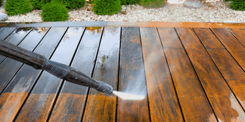 deck cleaning